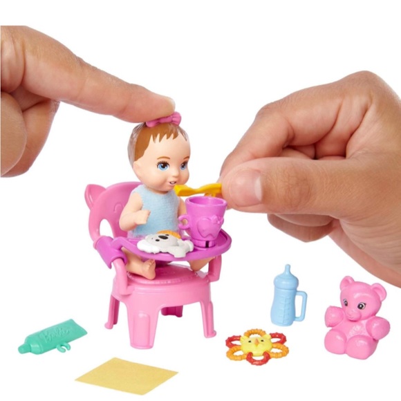 Barbie Skipper Babysitter First Tooth Baby Doll And Accessories - Picture 4 of 6